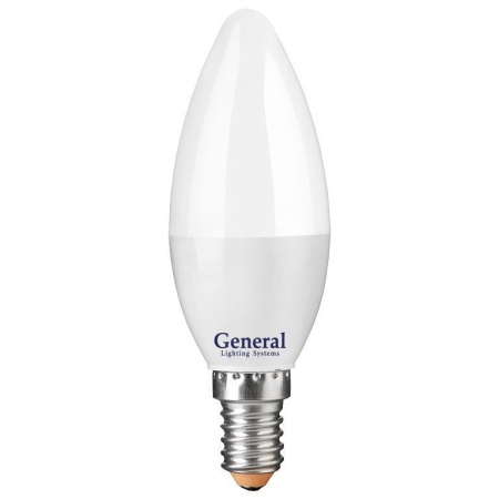 Лампа светодиодная СВЕЧА 15Вт Е14 6500К 1070Лм GLDEN-CF-15-230-E14-6500 GENERAL