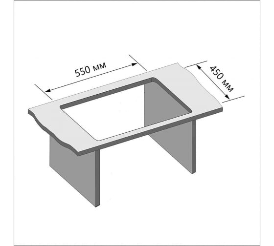 Мойка GERHANS RK35848-L 58х48 см Левая. толщина 3,0 мм, глубина 220 мм + СИФОН