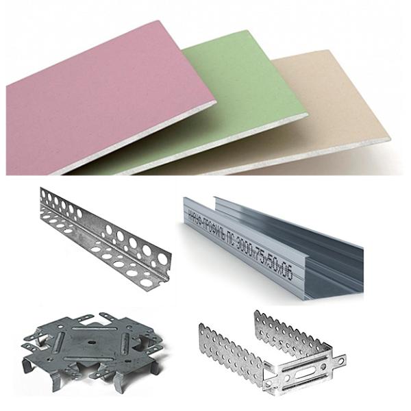 Гипсокартон и профиль