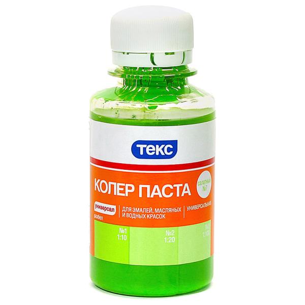 Колер паста "Текс" №7, САЛАТНАЯ, 0,1 л. *30