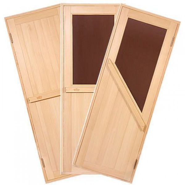 Двери и окна для бани и сауны