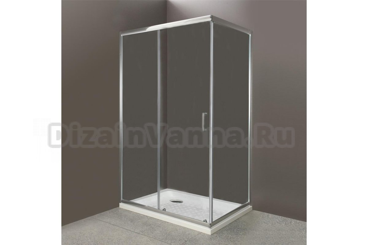 Belbagno Душевой уголок UNO-AH-1-120/80-C-Cr, 5 мм