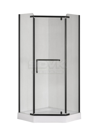 Душевой уголок Taliente 100x100 см TA-10103-1CB стекло прозрачное, профиль матовый черный