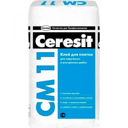 Клей для плитки Церезит CM11 Плюс, 25 кг. (48шт/пал)