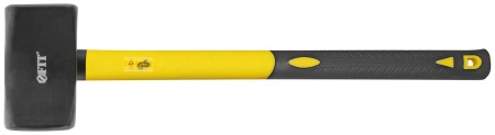 Кувалда кованая, фиберглассовая ручка 600 мм, 4 кг	
