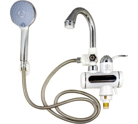 Кран-водонагреватель проточный типа TSB-WN1526 с душем электр.