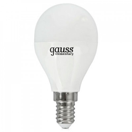 Лампа светодиодная LED 7вт, 230в, Е14, белый, dim, шар Gauss