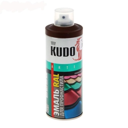 KUDO-08017R Эмаль для металлочерепицы RAL 8017 шоколадно-коричневый