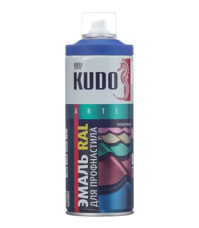 KUDO-05005R Эмаль для металлочерепицы RAL 5005 сигнальный синий