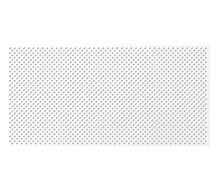 Панель декоративная перфорированная без рамки 1112х512 мм Глория белый